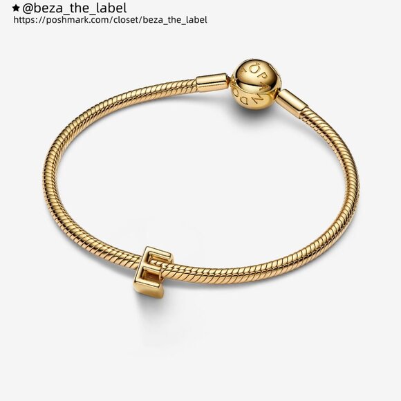 Pandora Letter E Alphabet Charm - Picture 3 of 6